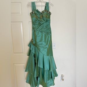 Vintage May Queen Evening Dress